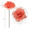 Box of 50: Peach Rose Picks, Silk Blooms, Floral Picks (8&#x22;L X 3&#x22;W) by Floral Home&#xAE;